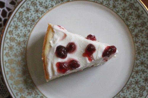 Cheesecake von oben